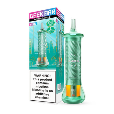 Geek Bar Burj 80K E-Hookah Disposable Vape - Double Apple