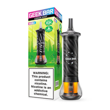 Geek Bar Burj 80K E-Hookah Disposable Vape - Lemon Mint