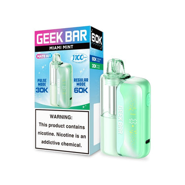 Geek Bar Mate 60K 5% Disposable Vape Kit - Miami Mint
