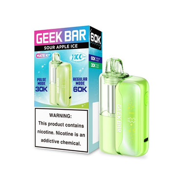 Geek Bar Mate 60K 5% Disposable Vape Kit - Sour Apple Ice