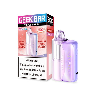 Geek Bar Mate 60K 5% Disposable Vape Kit - Triple Berry
