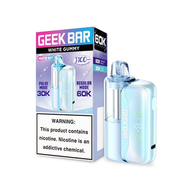Geek Bar Mate 60K 5% Disposable Vape Kit - White Gummy