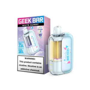 White Gummy Geek Bar CLR 50K Vape