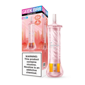 Geek Bar Burj 80K E-Hookah Disposable Vape - Peach Ice
