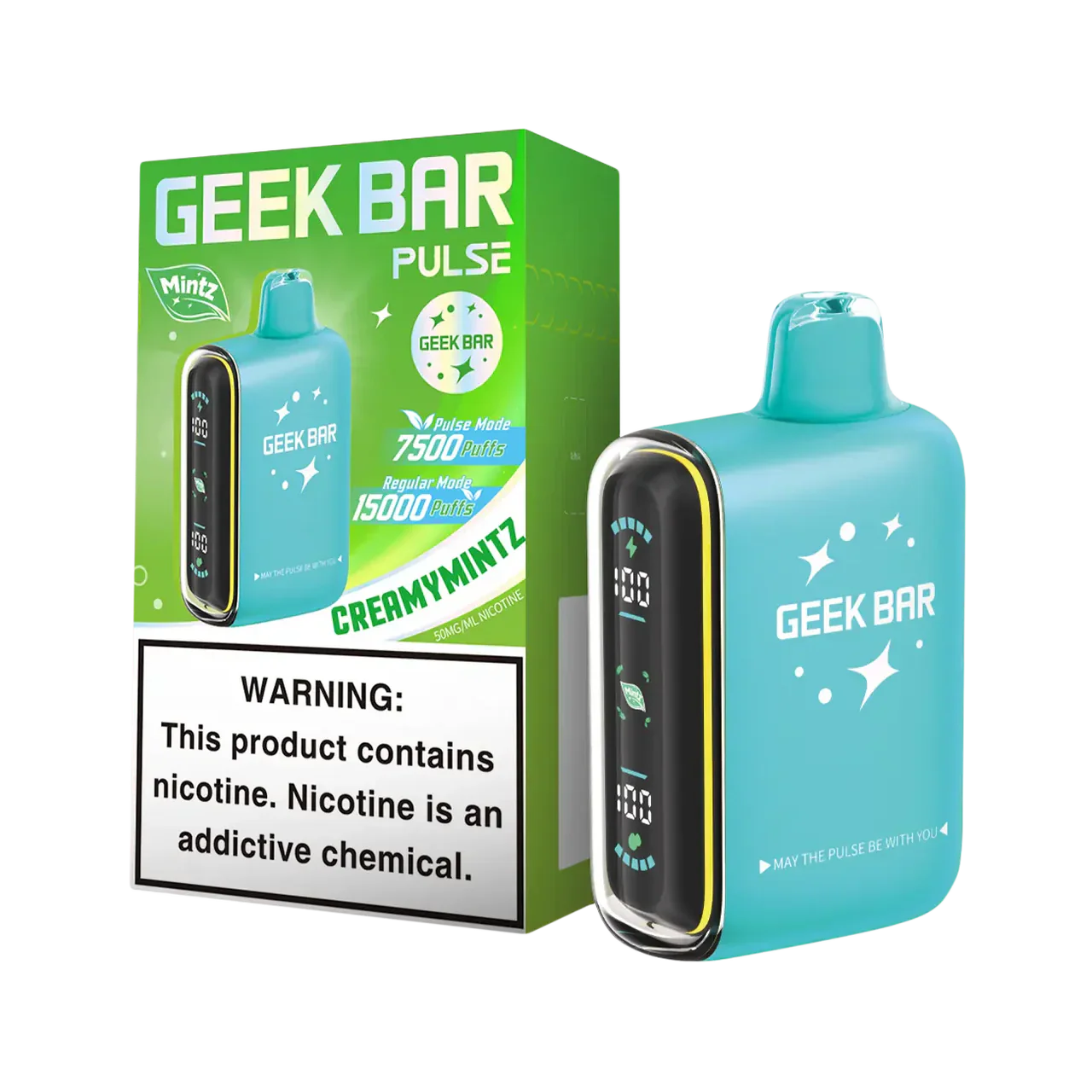 geek bar pulse 15k mintz edition creamymintz vape