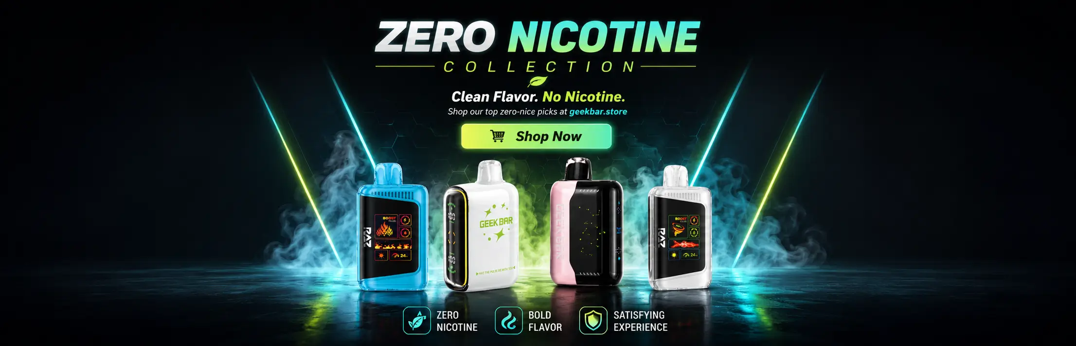 Geek Bar Store Zero Nicotine Collection