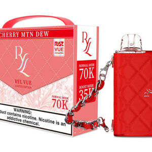 RAZ RYL VUE 70K Cherry MTN Dew Disposable Vape Kit