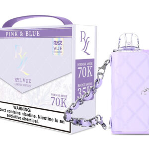 RAZ RYL VUE 70K Pink & Blue Disposable Vape Kit