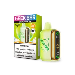 Geek Bar Pulse 2 Sour Apple Ice Disposable Vape